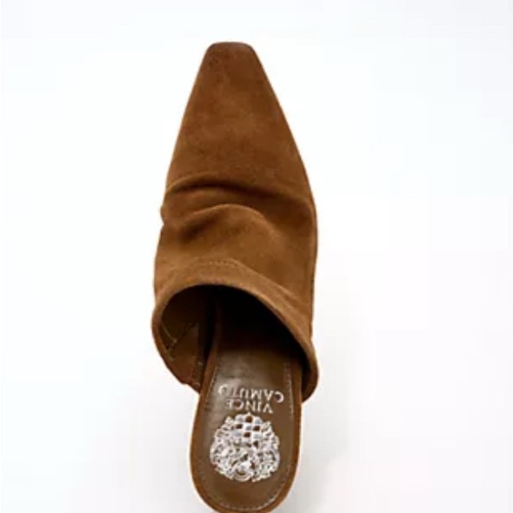 Vince Camuto Women's Brown Suede Mules